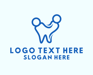 Dental People Tooth logo design