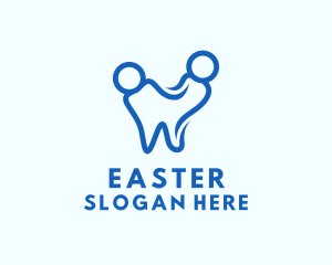 Medical Center - Dental People Tooth logo design