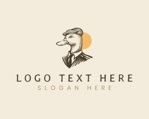 Grooming - Elegant Duck Hat logo design