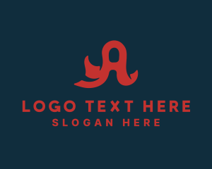 Modern - Creative Ribbon Letter A logo design