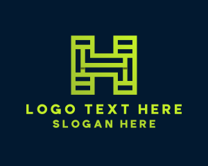 Monoline - Generic Company Letter H logo design