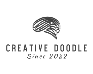 Doodle - Brain Mind Doodle logo design
