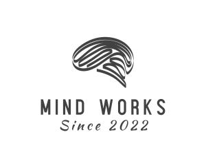 Mind - Brain Mind Doodle logo design