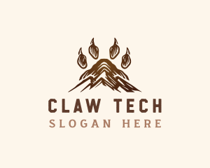 Paw Mountain Outdoor logo design