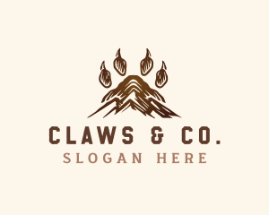 Paw Mountain Outdoor logo design