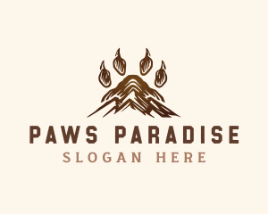 Paw Mountain Outdoor logo design