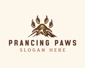 Paw Mountain Outdoor logo design