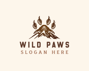 Paw Mountain Outdoor logo design