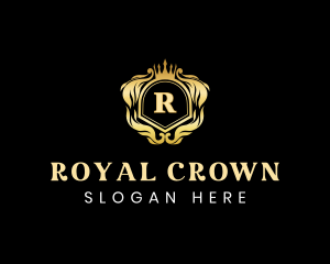 Royal Crown Ornament logo design