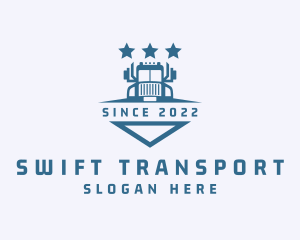 Transport - Trucking Transport Emblem logo design