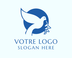 Bird - Christian Religion Pigeon logo design