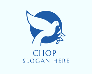 Bird - Christian Religion Pigeon logo design