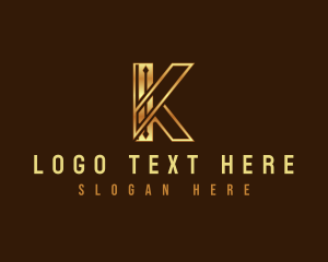 Investor - Premium Luxury Letter K logo design