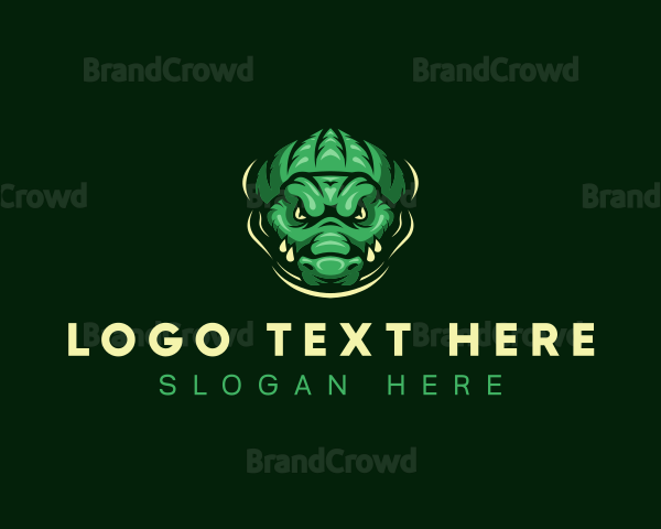 Wild Alligator Crocodile Logo