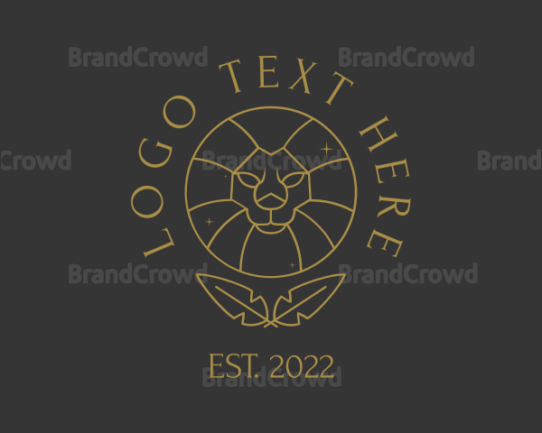 Zodiac Lion Astrologer Logo