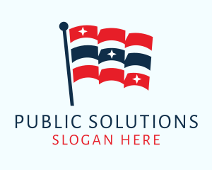 Government - Star National Flag logo design