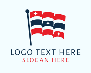 Government - Star National Flag logo design