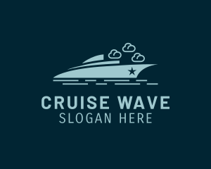 Cruiser - Star Yacht Cruise Travel logo design