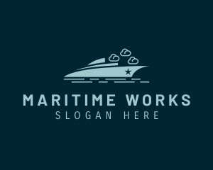 Nautical Yacht Boat logo design