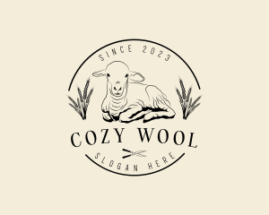 Wool - Farm Lamb Sheep logo design