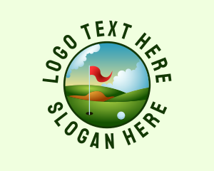 Team - Golf Flagstick Field logo design