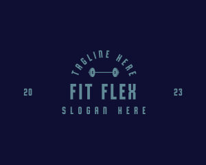 Barbell Fitness Gym logo design