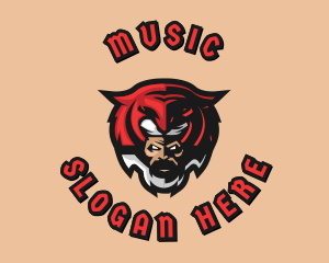 Tiger Mask Man Gaming logo design