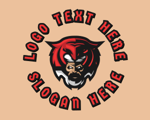 Hero - Tiger Mask Man Gaming logo design
