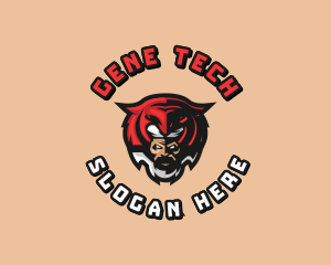 Tiger Mask Man Gaming logo design