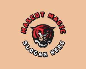 Tiger Mask Man Gaming logo design