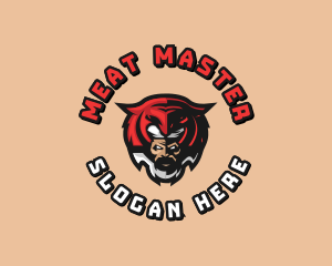 Tiger Mask Man Gaming logo design