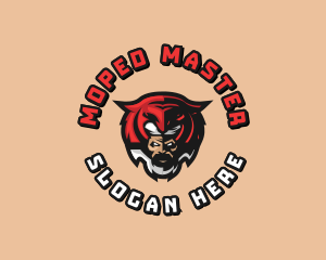 Tiger Mask Man Gaming logo design