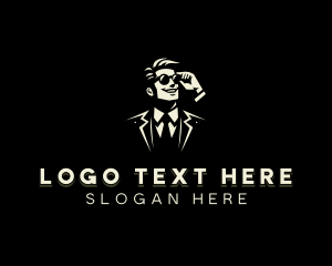 Fashion - Hipster Grooming Menswear logo design