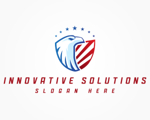 Election - Eagle Shield Patriot logo design