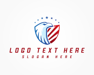 Usa - Eagle Shield Patriot logo design