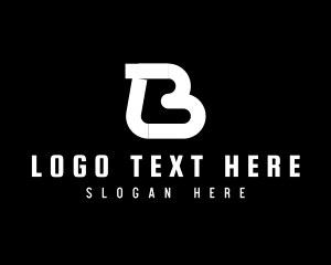 Professional Modern Letter B logo design