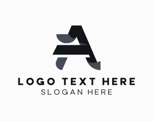 Origami - Creative Marketing Firm Letter A logo design