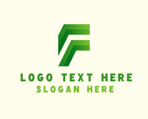 Letter F - Logistic Express Software logo design