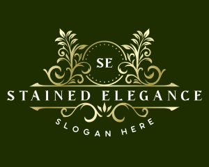 Elegant Floral Leaf logo design