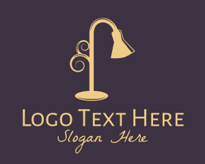 Furniture Shop - Beige Lampshade Decor logo design