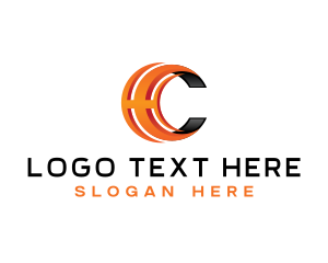 Digital Technology Letter C logo design