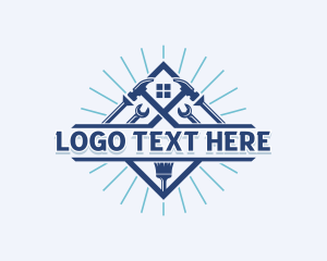 Emblem - Handyman Tools Renovation logo design