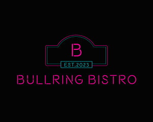 Neon Club Bistro Pub logo design