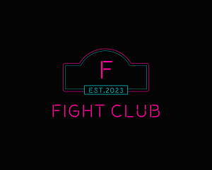 Neon Club Bistro Pub logo design