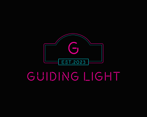 Neon Club Bistro Pub logo design