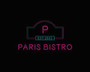 Neon Club Bistro Pub logo design