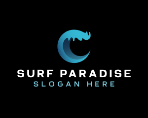 Surf - Surf Sea Wave logo design