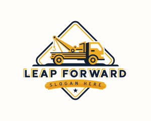 Tow Truck Forwarding logo design