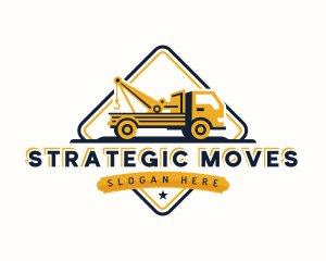 Tow Truck Forwarding logo design