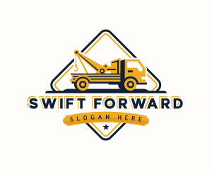 Tow Truck Forwarding logo design